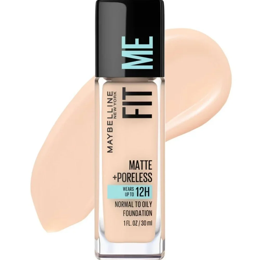 Maybelline Fit Me Matte + Poreless Liquid Foundation - 112 Natural Ivory